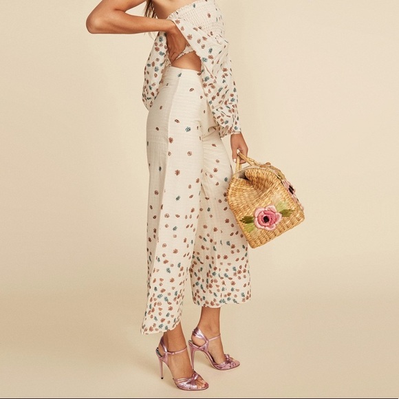 NEW LPA Pants 207 in Lurex Floral - Picture 7 of 14